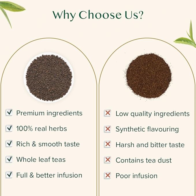 VAHDAM Assam CTC Black Tea Loose Leaf (100+ Cups) | STRONG, BOLD & RICH | 100% PURE | EVERYDAY