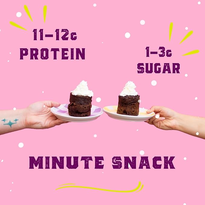 Sweet Logic Keto Dessert Mug Cake Mixes - Blueberry Muffin - Low Sugar - Gluten-Free - Low Carb