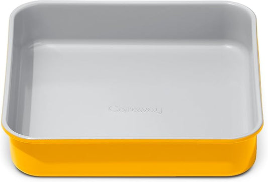 Caraway Non-Stick Ceramic 9??Square Pan - Naturally Slick Ceramic Coating - Non-Toxic, PTFE & PFOA