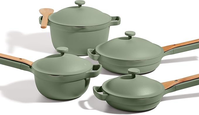 Our Place Cookware Set - 13-Piece Kit Including the Always Pan, Perfect Pot and Spatulas |