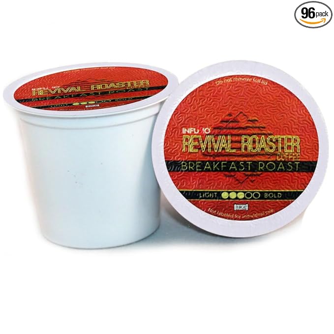 InfuSio Coffee Pods ??96 Count, Breakfast Blend (Medium Roast Coffee) Single Serve Coffee Pods for