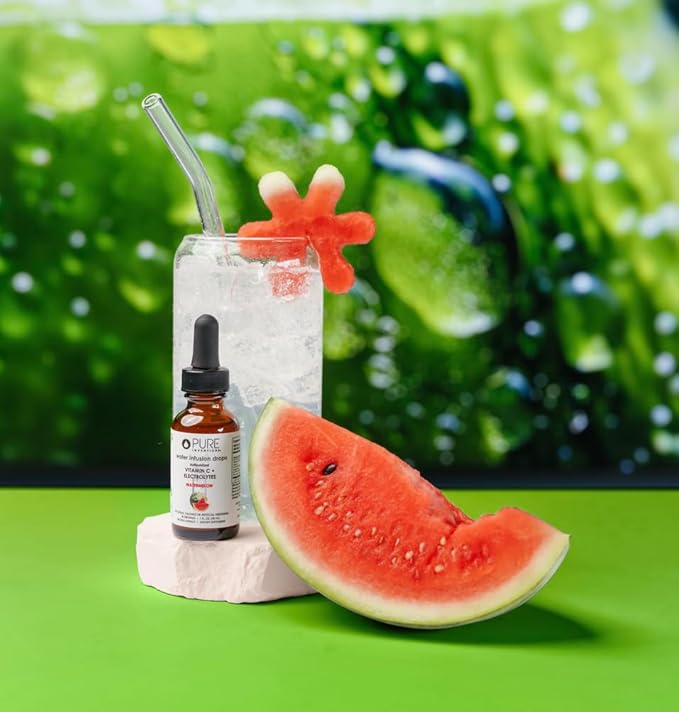 Pure Inventions - Watermelon Water Infusion Drops - Antioxidants, Vitamin C & Electrolytes - Health