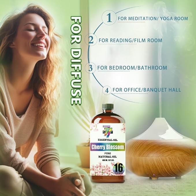 Cherry Blossom Essential Oil (16 oz / 480 ml) ??Cherry Blossom Oils for diffusers, humidifiers