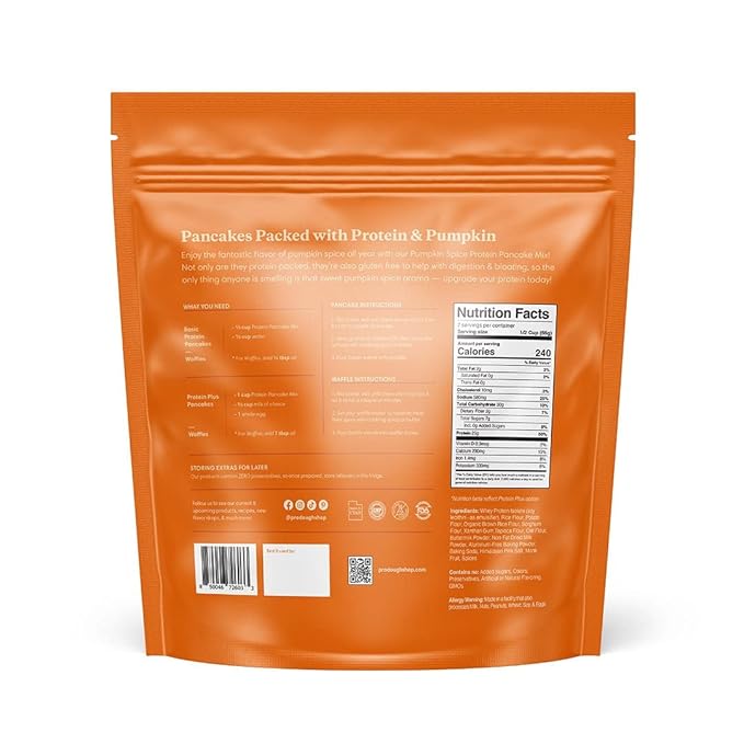 ProDough Shop Buttermilk Pancake and Waffle Mix - Gluten Free, Low Carb, High Protein Pancake Mix