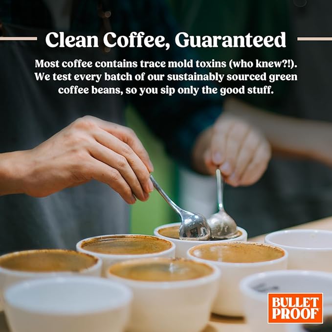 Bulletproof The Mentalist Medium-Dark Roast Single-Serve Pods, 10 Count, 100% Arabica Beans, Clean