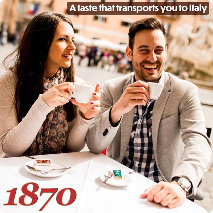 1870 by Caffe Barbera: Mago Whole Bean Roasted Coffee, Aromatic Intense & Fruity 7 Bean Blend by