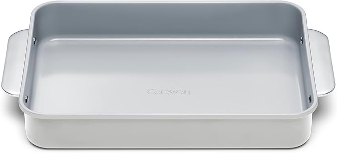 Caraway Non-Stick Ceramic 9”x13” Rectangle Pan - Naturally Slick Ceramic Coating - Non-Toxic, PTFE