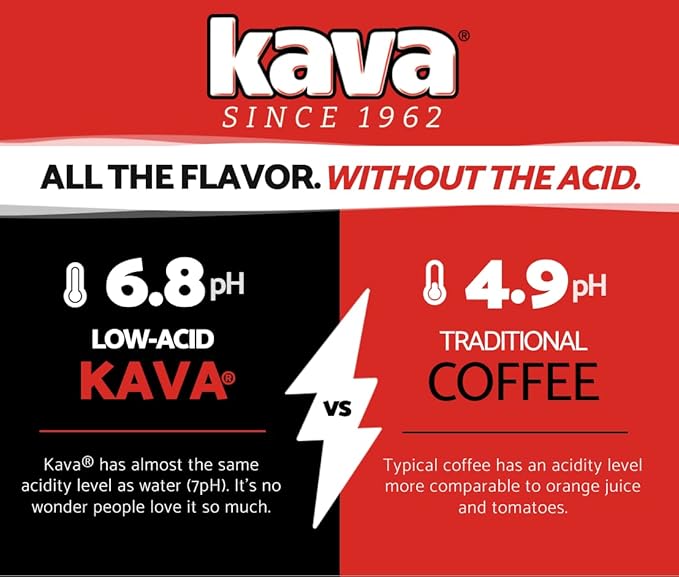 Kava Reduced Acid Instant Coffee, 4 Ounce