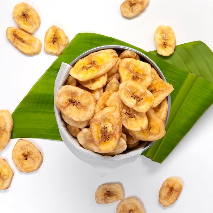 Sweetened Banana Chips - 4 Lb Healthy Snack Option, Elevate Your Healthy Lifestyle With These