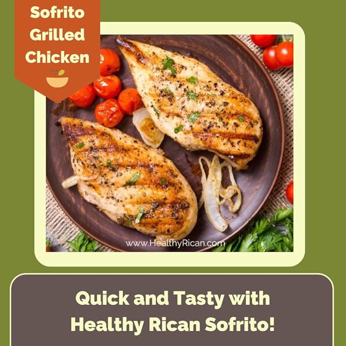 Healthy Rican Salt-Free Adobo, Sazon, Sofrito Seasoning Mix Bundle Non-GMO, No MSG, No