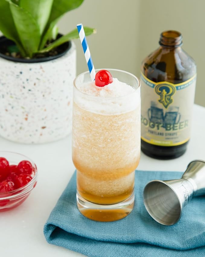 Portland Syrups Genuine Root Beer Syrup - Premium Beverage Concentrate for Authentic Cocktails
