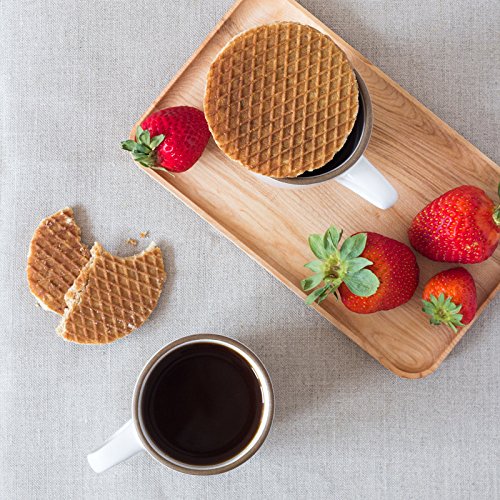 Rip Van Wafels Honey & Oats Stroopwafels - Healthy Snacks - Non GMO Snack - Keto Friendly - Office