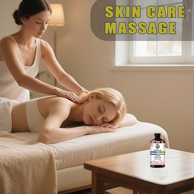 Cherry Blossom Essential Oil (4 oz/120 ml) ??Cherry Blossom Oils for Aromatherapy, diffusers