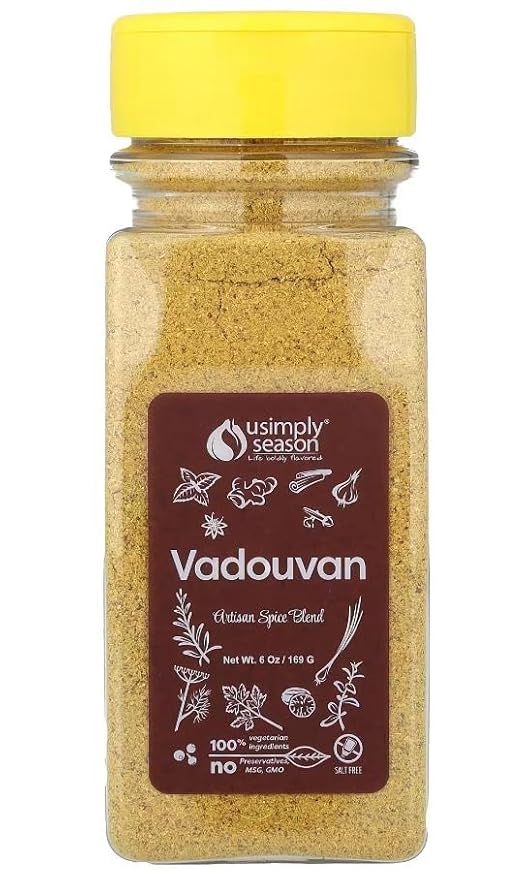 USimplySeason Vadouvan Curry (6 oz) - French Indian Fusion Seasoning Spice Blend for Meat Rubs and