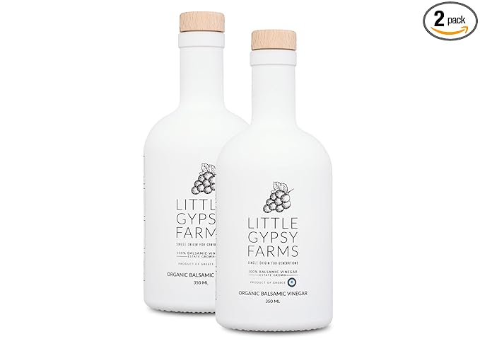 Organic Balsamic Vinegar from Little Gypsy Farms | First Cold-Pressed and Oak Barrel Aged | Notes