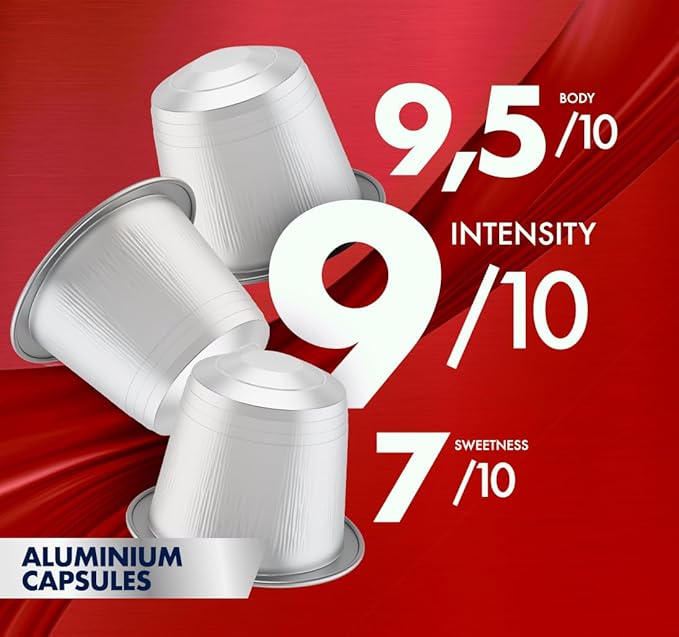 Caffe Borbone Aluminum Coffee Pods Compatible with Nespresso Original Machines, Magica Palermo