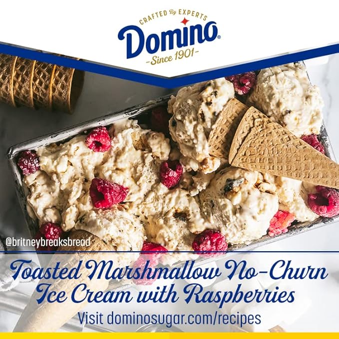 Domino® Granulated Sugar, 4 lb Bag of Premium Pure Cane Sugar (Pack of 2) with Bonus Brand Recipe