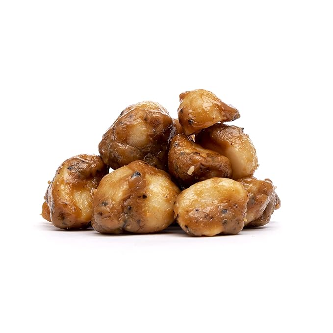 Hamakua Macadamia Nuts - Sweet Glazed Kona Coffee - Hawaiian Grown Flavored Dry Roasted Half and
