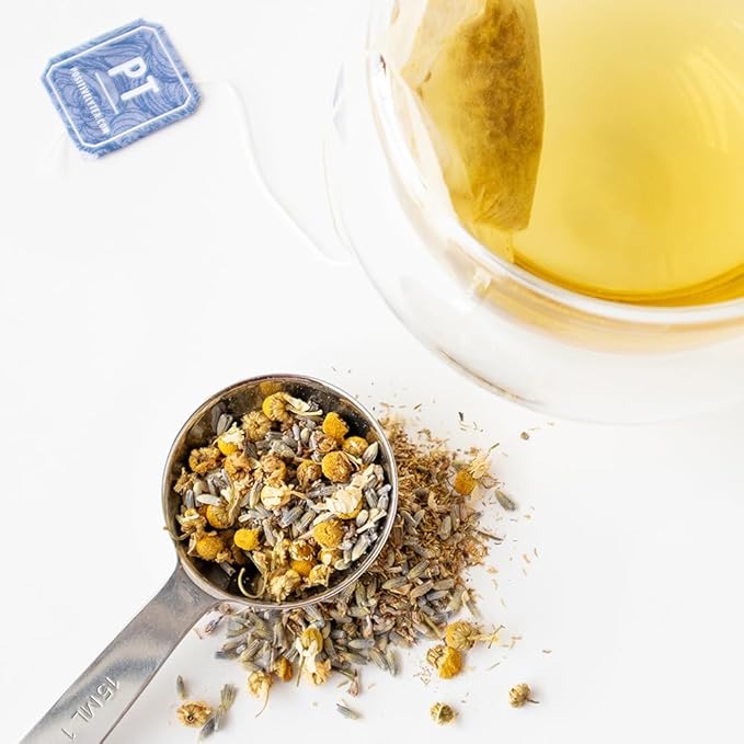 Organic Positively Tea Company, Lavender Chamomile, Herbal Tea, Loose Leaf, 4 Ounce