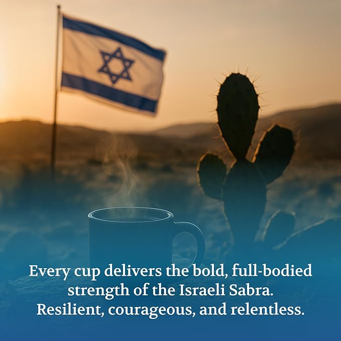 Iron Dome Coffee ??Sabra Spirit Whole Bean Coffee, Dark Roast ??Fresh Roasted Coffee Beans ??Bold