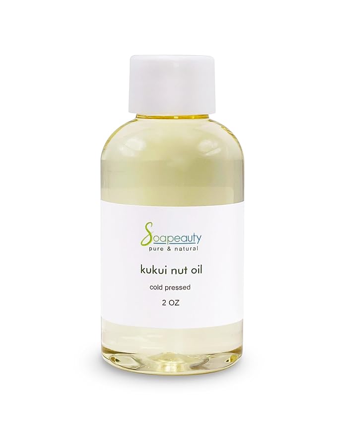 Soapeauty Kukui Nut Oil | 100% Pure & Natural | Cold Pressed | Moisturizing Oil for Skin, Hair, and