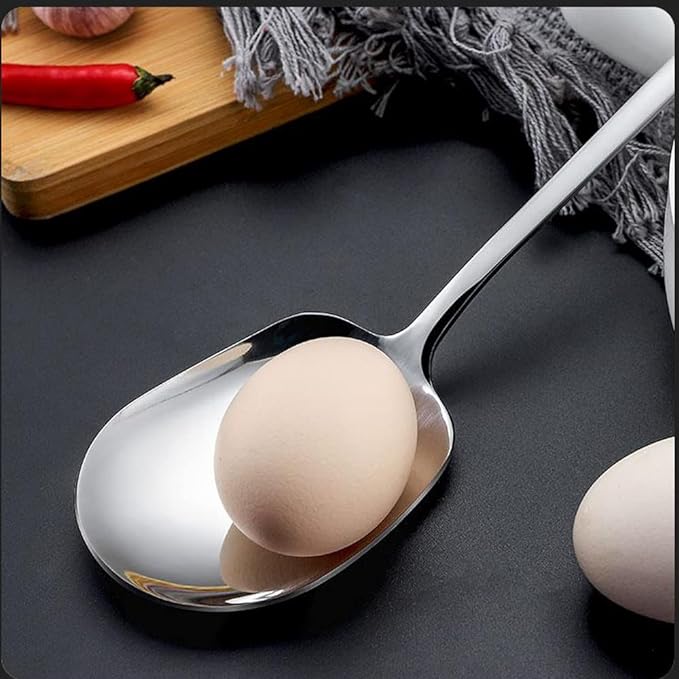 SIAIQIANG Extra-Large Serving Spoons Set,Food-Grade 18/8 Stainless Steel,11.4-Inch Serving Utensils