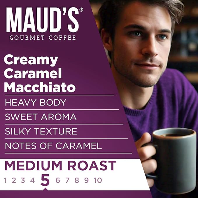 Intelligent Blends Caramel Macchiato Flavored Coffee Pods, 100 ct, Medium Roast Recyclable Single