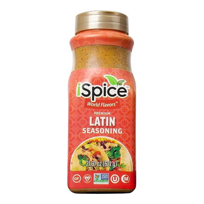 iSpice Blend | Latin Seasoning | 21.91 oz | Mixed Spice & Seasoning | Bulk Size | Halal | Kosher