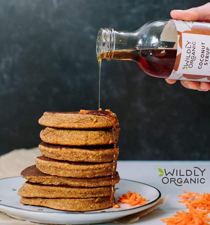 Wildly Organic Coconut Syrup 17.5 Oz - Organic Sweetener, Non-GMO, Kosher, Vegan, Buttery Caramel