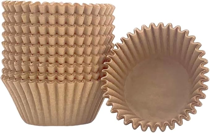 200pcs Natural Standard Cupcake Liners for Baking Cup, No Smell, Grease-proof Muffin Liners