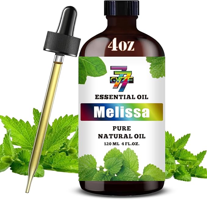Melissa Essential Oil (4 oz/120 ml) ??Melissa Oils for Aromatherapy, diffusers, humidifiers, Home