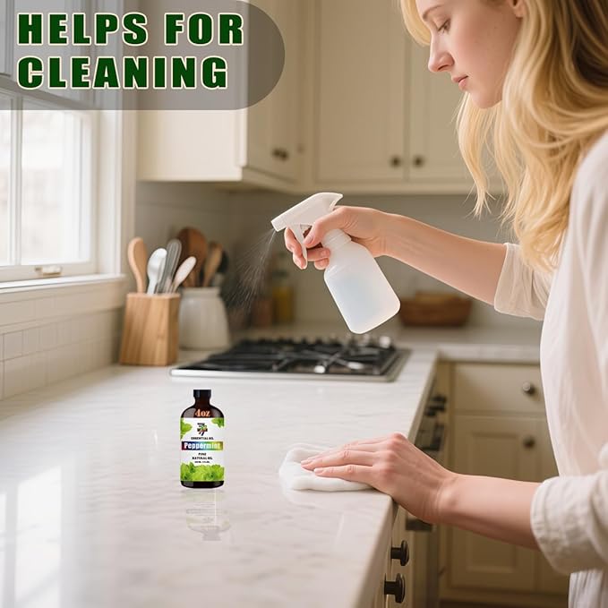 Peppermint Essential Oil (4 oz/120 ml) ??Peppermint Oils for Aromatherapy, diffusers, humidifiers