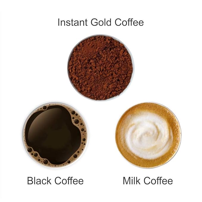 Octavius Gold Instant Coffee – Indian Medium-Dark Roast, 100% South India Beans | Smooth & Balanced