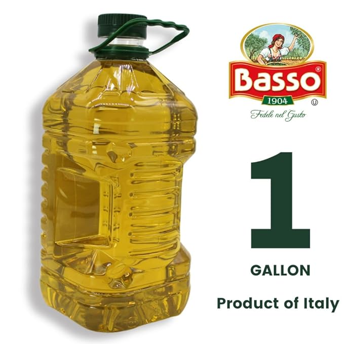 BASSO 1904 Black Truffle Infused Oil ??Bulk 1 Gallon (3.785L) ??Italian Extra Virgin Olive Oil with