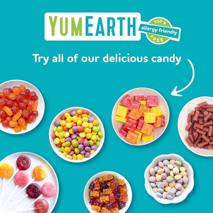 YumEarth Organic Assorted Flavor Fruit Snacks - Allergy Friendly (Top 9 Free), No Artificial Dyes