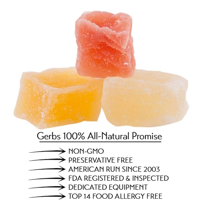 Gerbs Tropical Dried Fruit Snack Mix 4 lbs. | Unsulfured, No Additives, Resealable Bag | Lightly