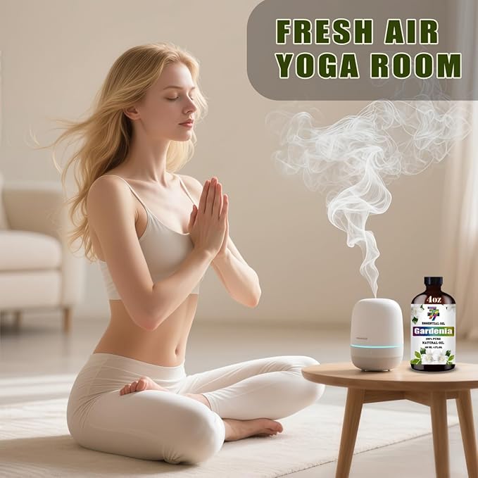 Gardenia Essential Oil (4 oz/120 ml) ??Gardenia Oils for Aromatherapy, diffusers, humidifiers, Home