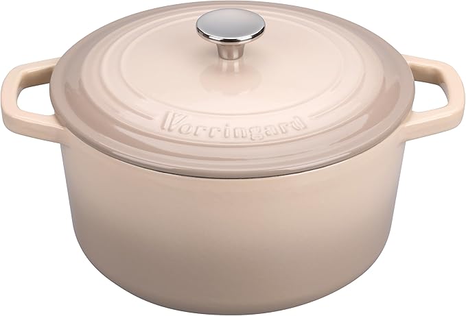 Enameled Cast Iron Dutch Oven Pot with Lid, for Bread Baking, Round Bread Oven- include Sourdough