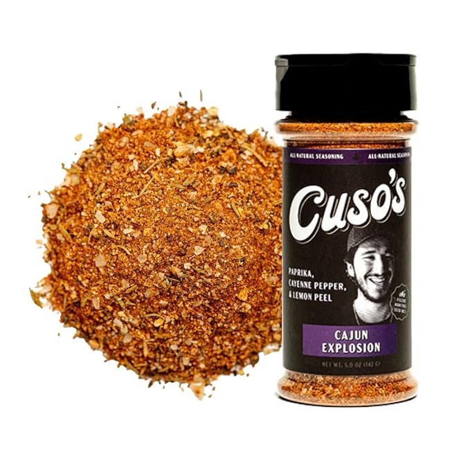 Cuso Cuts Cajun Seasoning - Authentic Louisiana Blend for Chicken, Seafood, Jambalaya & Gumbo - All