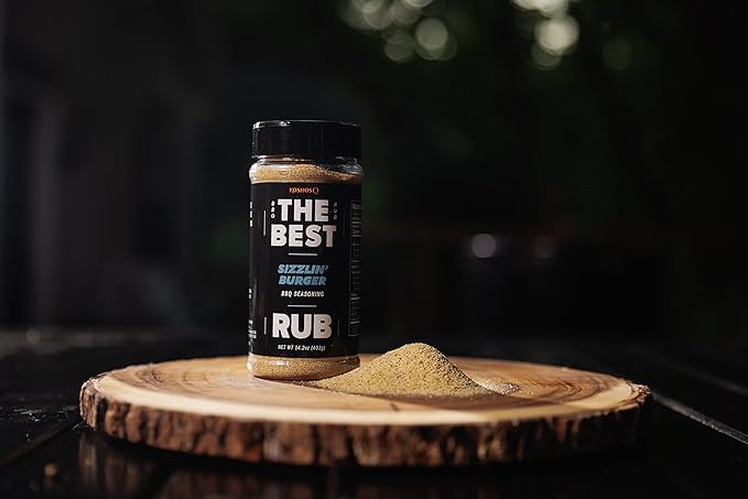 Kosmos Q The Best Sizzlin' Gourmet Burger Seasoning for Grilling - Hamburger Deluxe Seasoning for