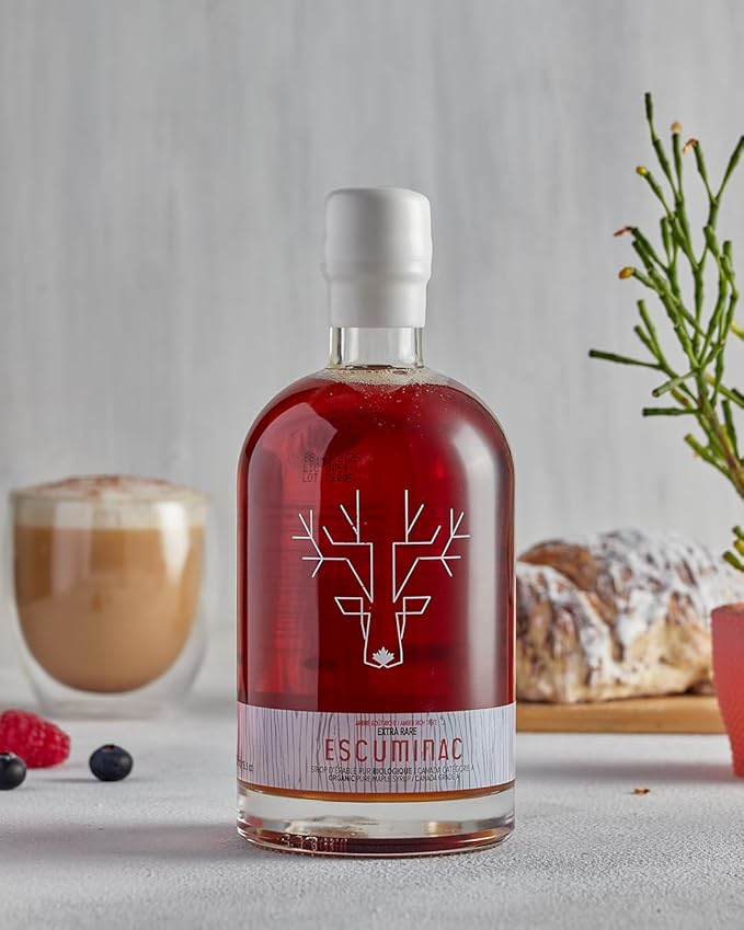 Escuminac Extra Rare ??500ml | Pure Organic Canadian Maple Syrup | Golden Delicate Taste | Single