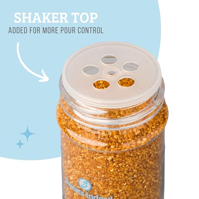 Sweets Indeed Sprinkles, Edible Sprinkle Sugar Mix, Perfect for Cake Decorations, Baking, Ice