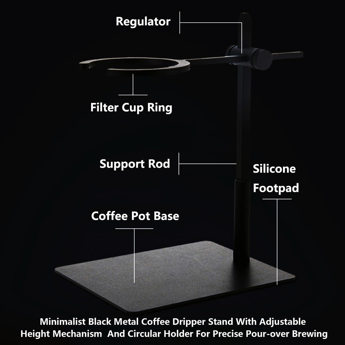 Makidar Pour Over Coffee Station Coffee Dripper Stand Stainless Steel