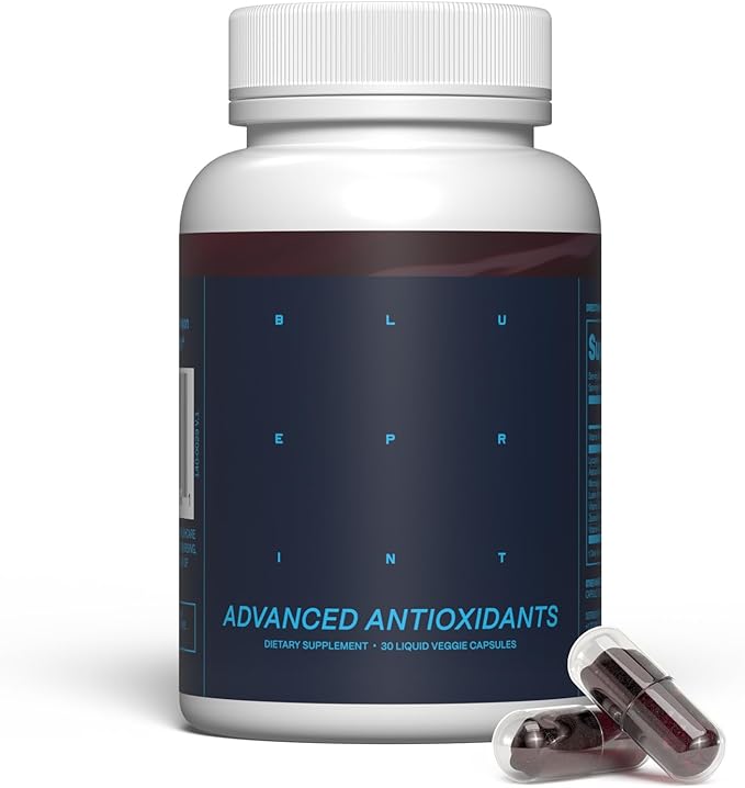 Blueprint Bryan Johnson Advanced Antioxidant Supplement ??Lutein, Zeaxanthin, Lycopene, Vitamin K1