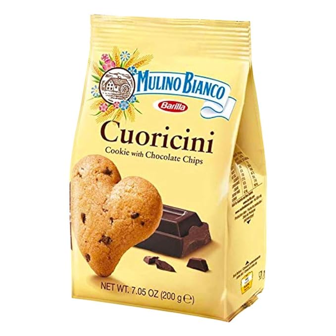 Mulino Bianco Cuoricini Cookies Pack of 10 (7.05 Ounce) Bag