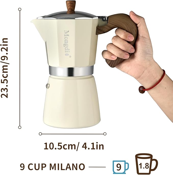 Stovetop Espresso Maker Moka Pot, Cuban Coffee Maker Stove top coffee maker Moka Italian Espresso