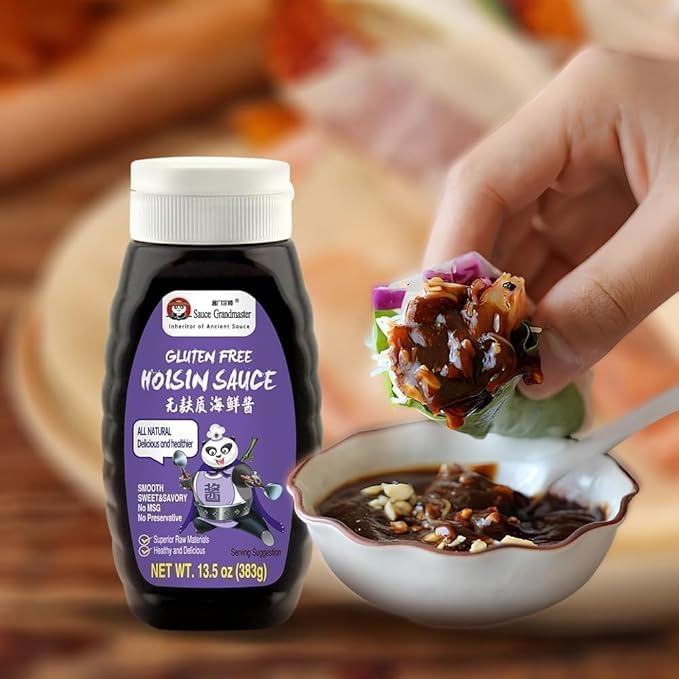 Gluten Free Hoisin Sauce, A New Favorite for Vegetarians and Healthy Eaters, Low Sodium, Low