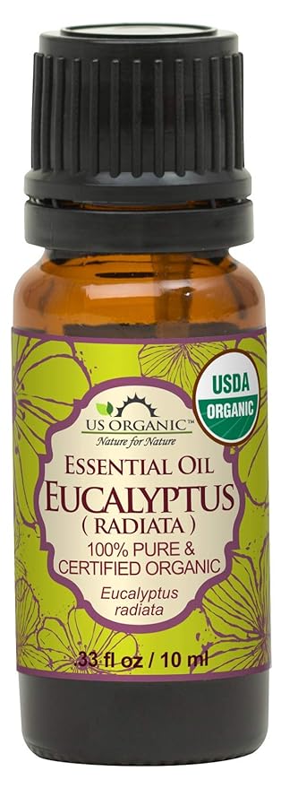 US Organic 100% Pure Eucalyptus Essential Oil (Radiata) - USDA Certified Organic, Steam Distilled