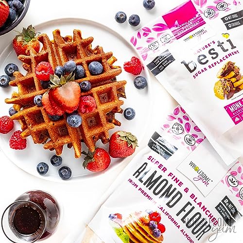 Wholesome Yum Besti Natural Sugar Substitute - Keto Granulated Monk Fruit Sweetener Blend With