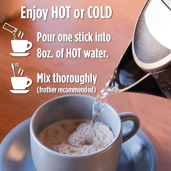 Maud's Salted Caramel Favored Instant Coffee, 26 ct, 100% Arabica Coffee, Medium Roast, Instant Hot